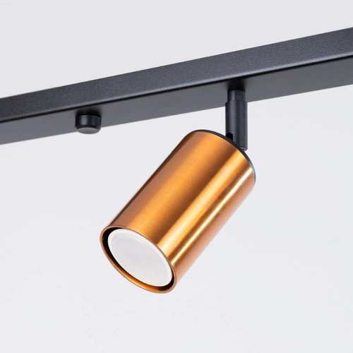 Stropní svítidlo WINX 4L černá měď moderní do obýváku a ložnice SOLLUX LIGHTING