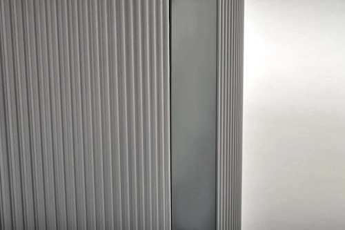 Rozkládací jídelní stůl Dallas bílý mramor moderní keramická deska 160–220 cm