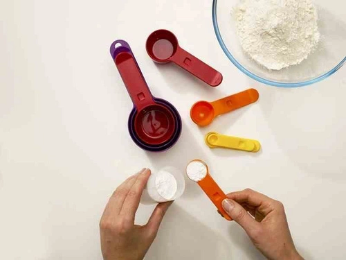 JJ - Sada kuchyňských odměrek NEST 8 ks multicolor