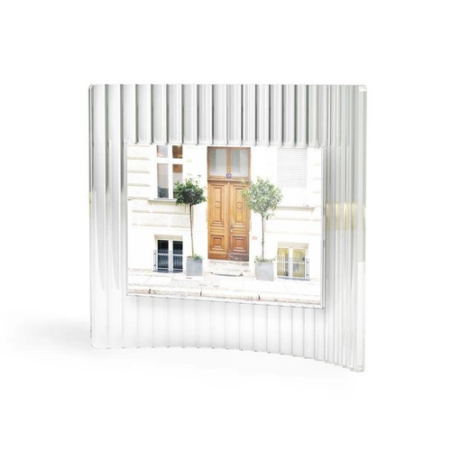 Skleněný zlatý fotorámeček 13x18 na stůl Ripley Umbra moderní