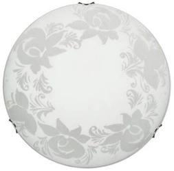 Stropní svítidlo Beris 30 kulaté skleněné bílé moderní do obýváku a ložnice