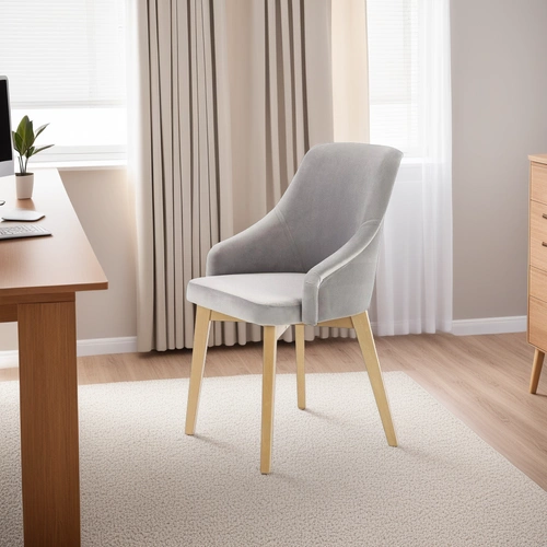 Židle Alain dub/šedá Solo 265