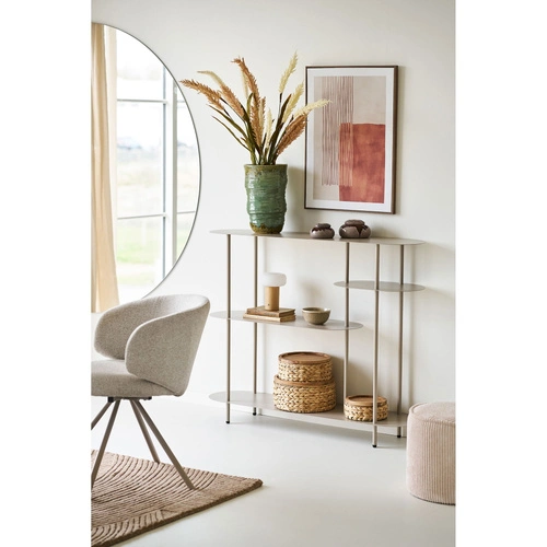 Dekorativní obraz Mina béžovo‑hnědý 50x70 boho do obývacího pokoje House Nordic