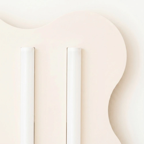 Stropní LED svítidlo KLOVER moderní béžové do obývacího pokoje 66 cm
