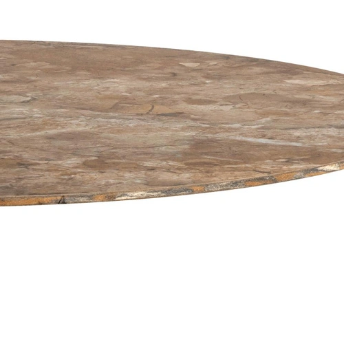 Barový stůl Malta kulatý do kuchyně keramika kašmír 80 cm Actona