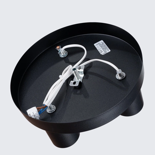 Moderní stropní svítidlo LAGOS 3P černé do obýváku a ložnice SOLLUX LIGHTING