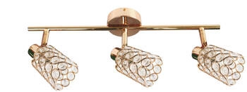 Stropní svítidlo York 3x zlaté glamour nastavitelné do obýváku a jídelny CANDELLUX