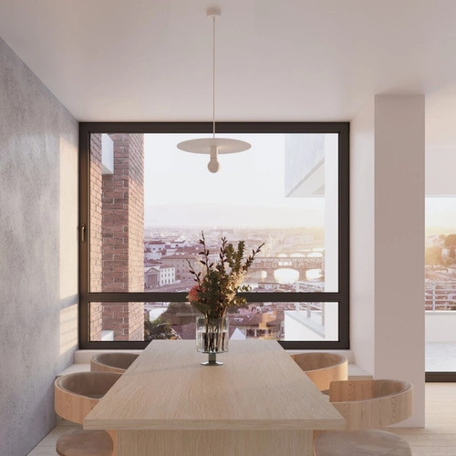 Stropní svítidlo FLAVIO bílé moderní kovové do obýváku kuchyně nebo nad stůl