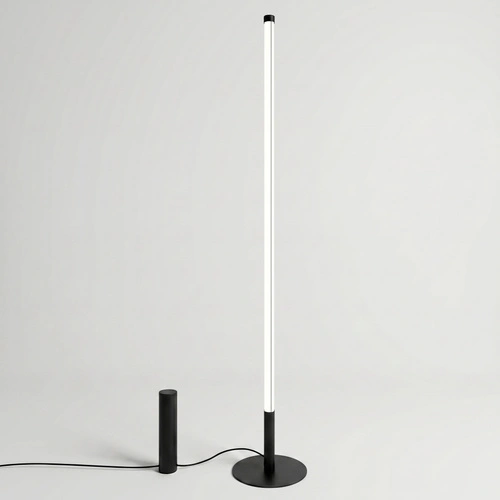 Stojací lampa do obývacího pokoje TRANG černá moderní LED 150 cm