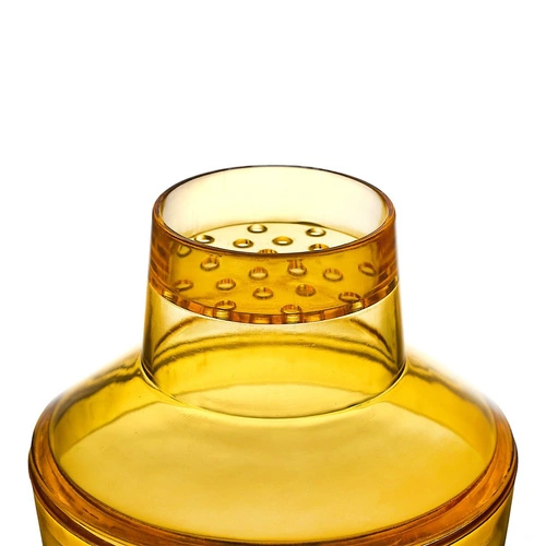 Shaker Sky žlutý Intesi šejkr na drinky 3dílný s cedníkem 500 ml