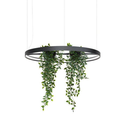 Lustr RIO BIO 78 černá LED 4000K