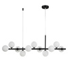 Závěsná lampa MINI MOON černá 100 cm