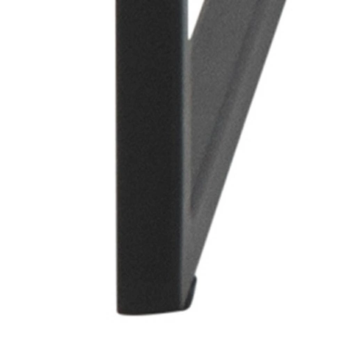 Konferenční stolek Infinity černý čtvercový 80x80 moderní industriální do obýváku Intesi