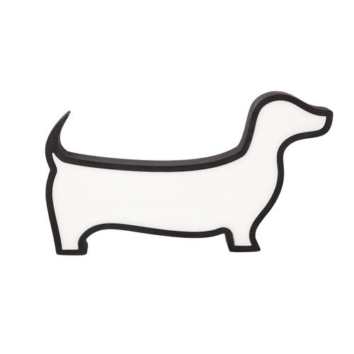 Dětská noční LED lampička Dog černá moderní dekorativní Candellux Lighting