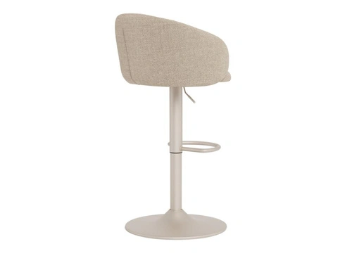 Barová židle Eleanor One béžová čalouněná otočná výškově nastavitelná do kuchyně