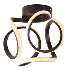 Nástěnná lampa Douglas 11W LED hnědá 4000K