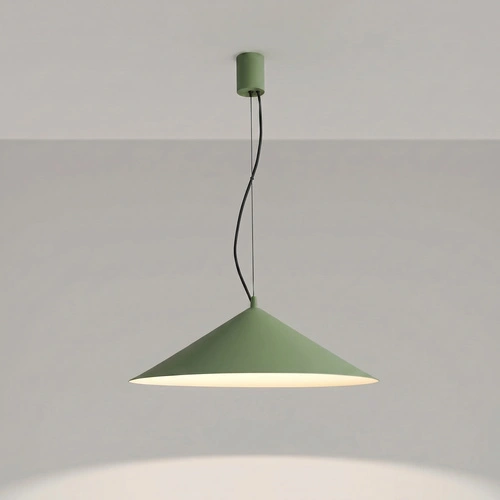 Závěsné LED svítidlo FINT olivové do obývacího pokoje moderní nastavitelné