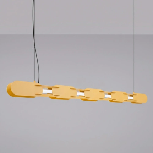 Závěsné svítidlo CHAIN 158 LED žluté moderní nad jídelní stůl