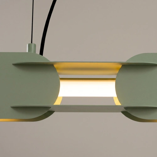 LED závěsné svítidlo CHAIN 158 olivové moderní nad kuchyňský ostrůvek
