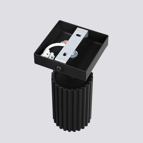 Nástěnné svítidlo KARBON černé moderní hliníkové s otočným stínidlem do obýváku a ložnice