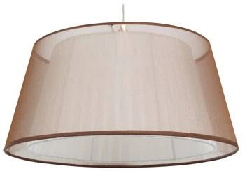 Závěsná lampa Charlie 45 1x60W E27 hnědá