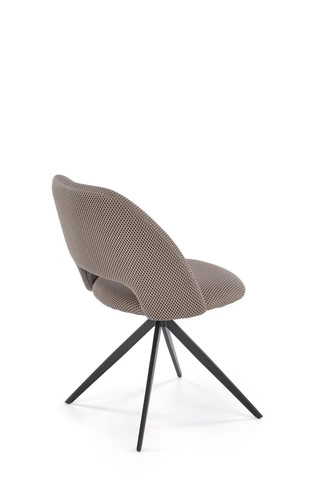 Otočná kancelářská židle Maeba Intesi čalouněná šedá moderní do kanceláře a studentského pokoje