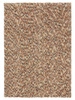 Vlněný moderní koberec shaggy do obýváku Shaggy Dots béžový 250x350 Carpets&More