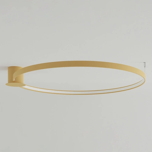 Stropní LED svítidlo RIO 110 zlaté moderní kulaté do obýváku a ložnice Thoro