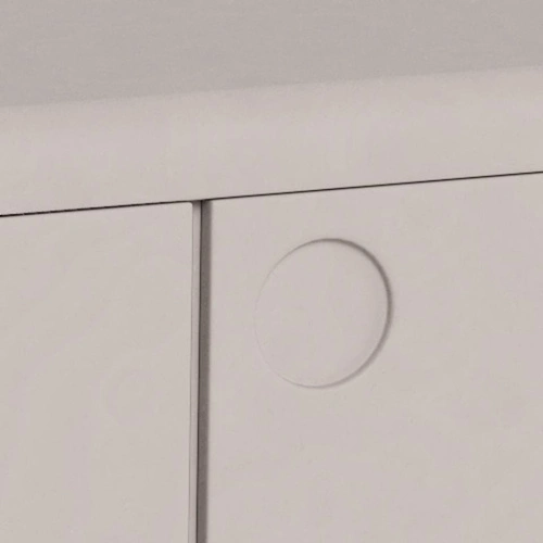 Komoda Magee šedá 160 cm moderní na nožičkách do obývacího pokoje