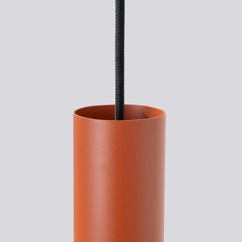 Visící lampa LAGOS 3L okrová červená