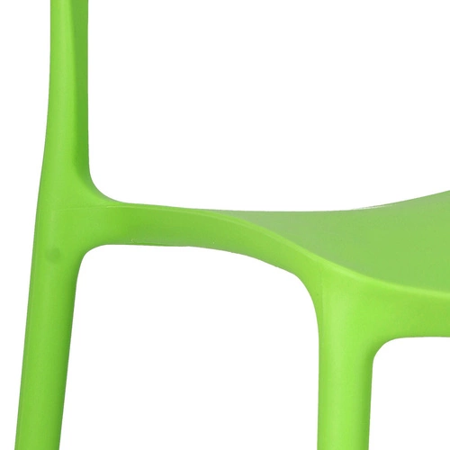 Zahradní a jídelní židle Flexi Intesi zelená moderní stohovatelná z plastu