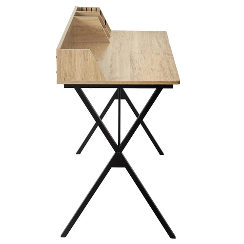 Psací stůl loftový Klaus přírodní 90 cm moderní na práci a studium Intesi