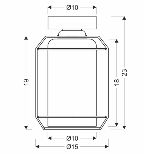 Moderní stropní lampa Jonera černá s kouřovým sklem do obýváku a ložnice