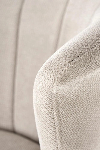 Barová židle Cossio sametová béžová s opěrkou otočná výškově nastavitelná moderní do kuchyně Intesi