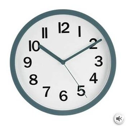 Nástěnné hodiny Loly 22 cm modré tiché moderní do obýváku a ložnice Atmosphera