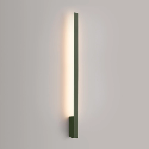 Moderní nástěnné LED svítidlo LAHTI 90 olivově zelené hliník do obýváku a ložnice Thoro