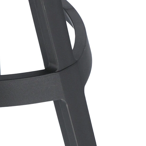 Barová židle Banksy černá otočná moderní do kuchyně a jídelny Intesi 77 cm