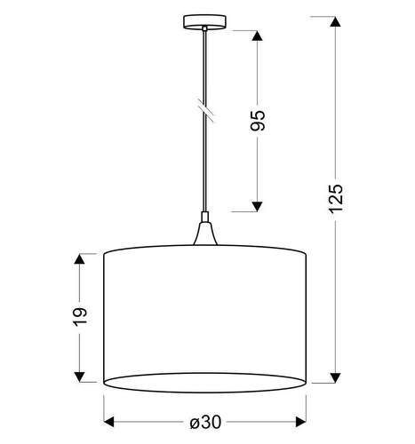 Závěsné svítidlo Long černé se zlatým stínidlem do obývacího pokoje, moderní, výškově nastavitelné, 30 cm