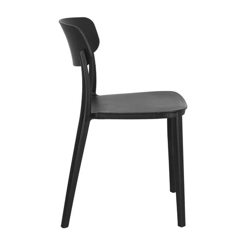 Sada 4 jídelních židlí Nopie černá