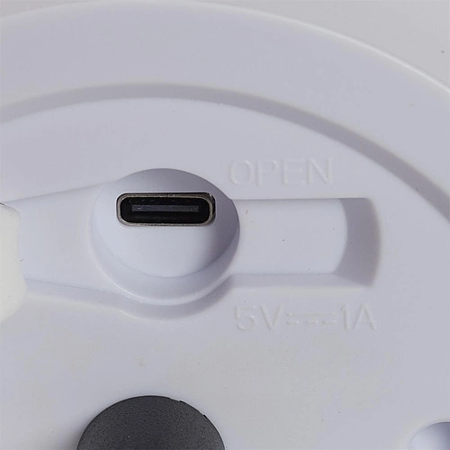 Moderní LED stolní lampa Intesi černá s USB a nastavitelnou intenzitou do obýváku a ložnice