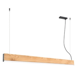 Závěsné LED svítidlo LYKKE 150 moderní dřevěné do obýváku, kuchyně nebo nad ostrůvek