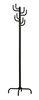 Černý kovový stojanový věšák do předsíně Fingers moderní Intesi 178 cm