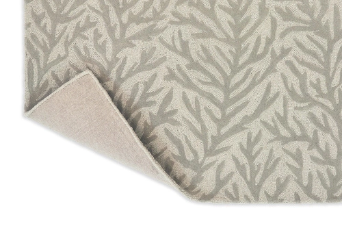 Vlněný boho koberec do obýváku Atoll Hempseed 170x240 cm béžový ručně tkaný CARPETS & MORE