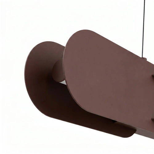 Závěsné LED svítidlo CHAIN 91 hnědé moderní nad stůl