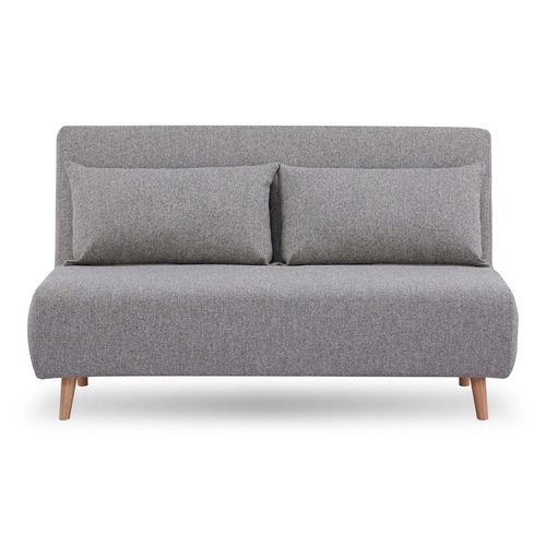 Rozkládací pohovka Marlow 2 šedá skandinávská s funkcí spaní do obýváku a studentského pokoje