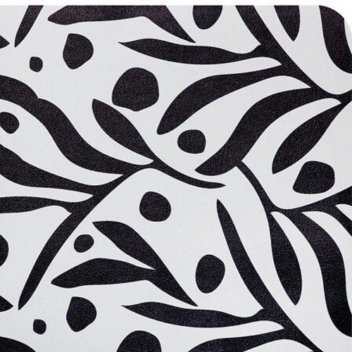 Diatomitová rohož 50x120 cm černé vzory