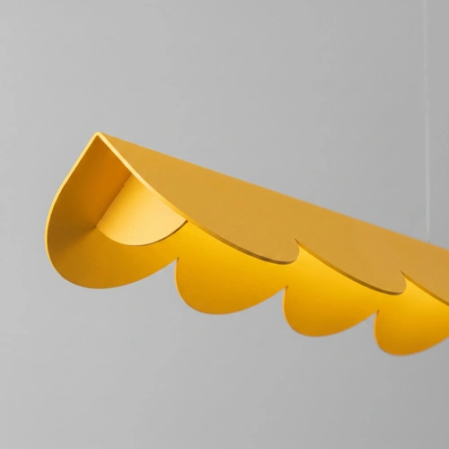 Závěsné svítidlo BISCUIT 100 LED žluté nastavitelné nad kuchyňský ostrůvek