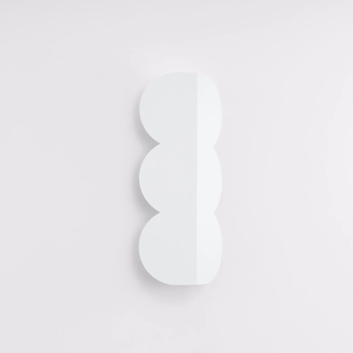 Nástěnné svítidlo BISCUIT bílé moderní do obývacího pokoje a ložnice