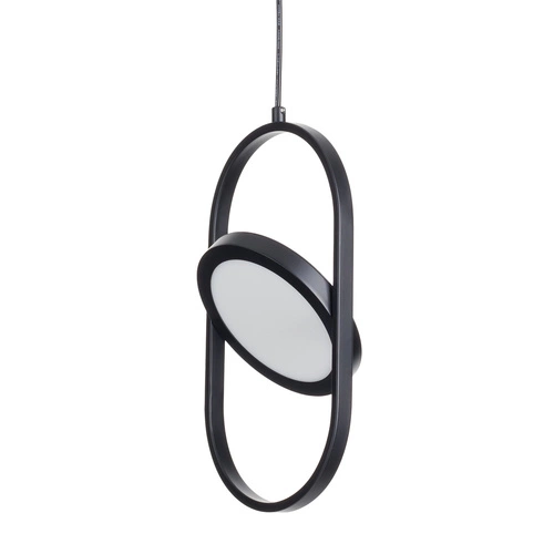 Závěsné LED svítidlo ELIPSE MINI černé moderní do obýváku a jídelny 32 cm Step into Design