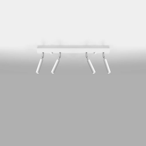 Stropní svítidlo bílé EYETECH 4 Sollux moderní kovové do kuchyně a obývacího pokoje